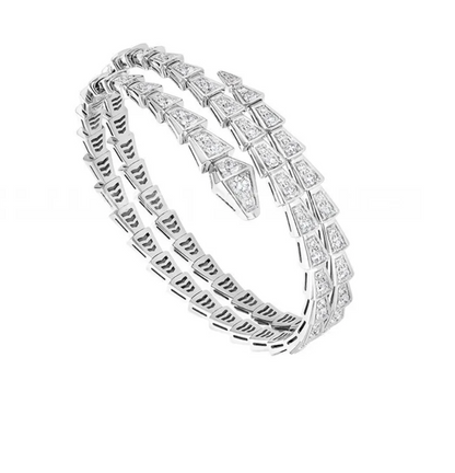 BVLGARI SERPENTI VIPER Rose-Gold-White  Bracelet ✨