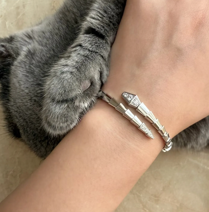 BVLGARI SERPENTI VIPER Rose-Gold-White  Bracelet ✨