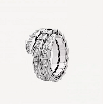 BVLGARI SERPENTI VIPER Rose-Gold-White  Rings ✨