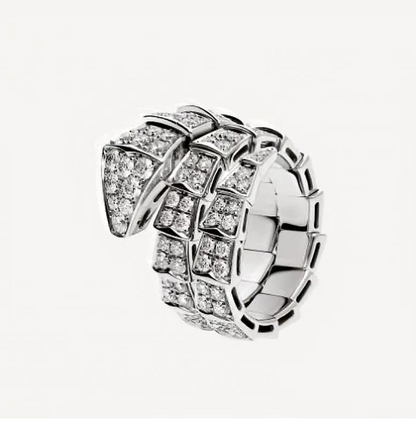 BVLGARI SERPENTI VIPER Rose-Gold-White  Rings ✨