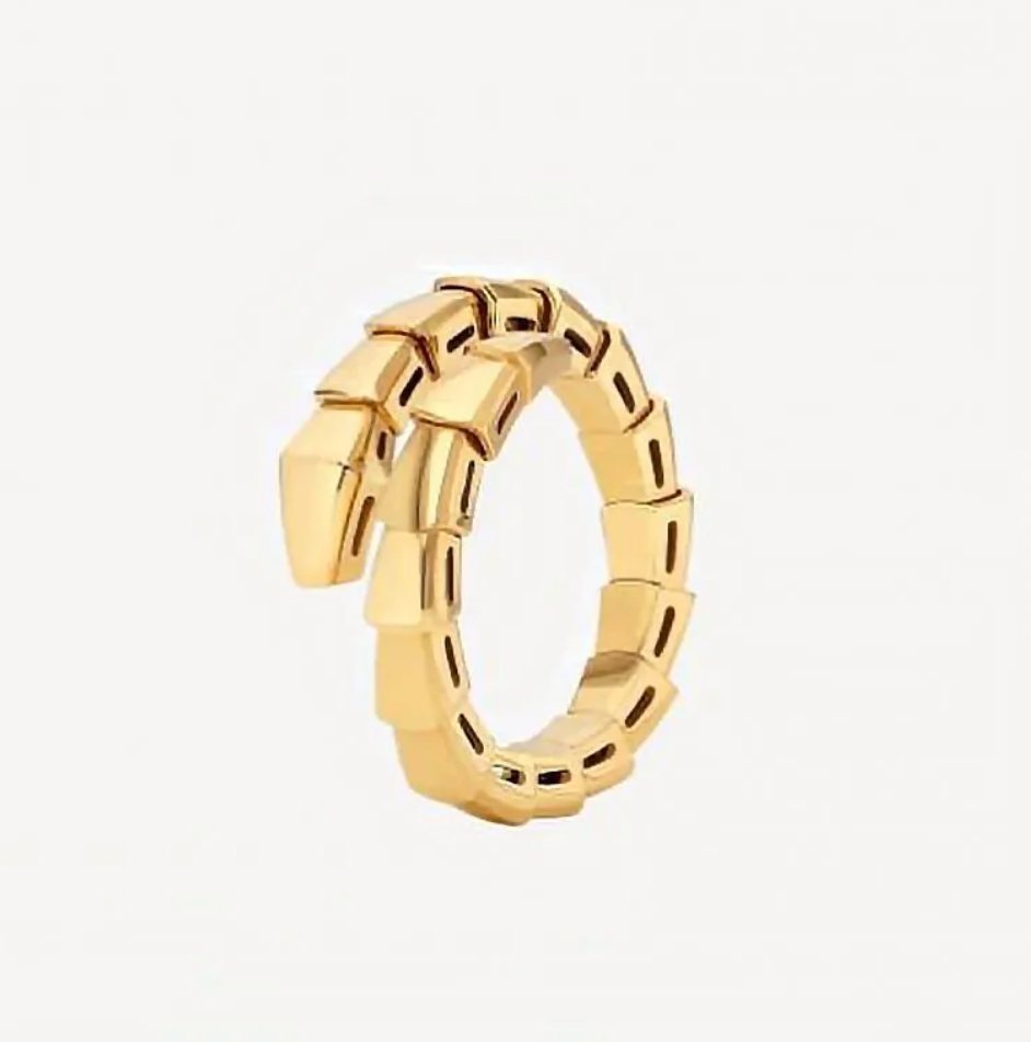 BVLGARI SERPENTI VIPER Rose-Gold-White  Rings ✨