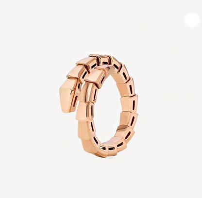 BVLGARI SERPENTI VIPER Rose-Gold-White  Rings ✨