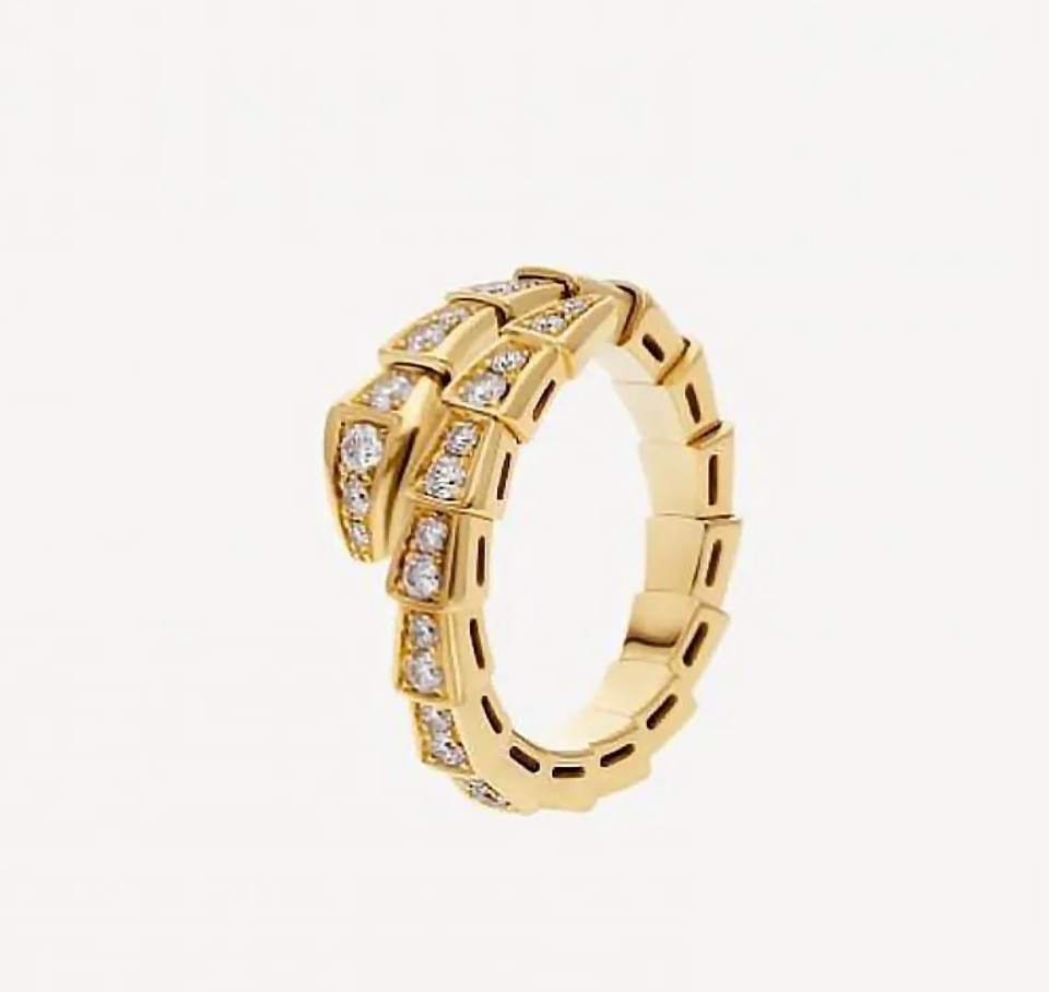 BVLGARI SERPENTI VIPER Rose-Gold-White  Rings ✨