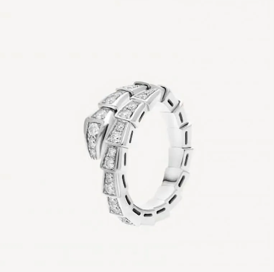 BVLGARI SERPENTI VIPER Rose-Gold-White  Rings ✨