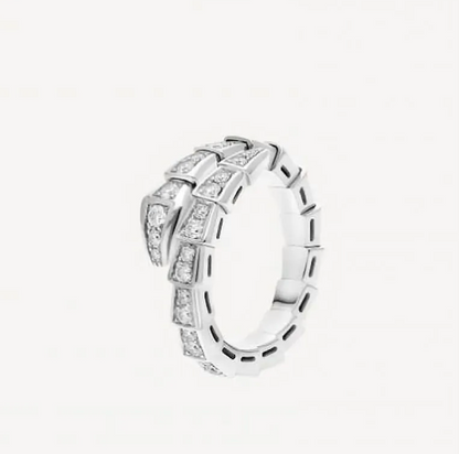 BVLGARI SERPENTI VIPER Rose-Gold-White  Rings ✨
