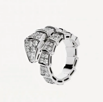 BVLGARI SERPENTI VIPER Rose-Gold-White  Rings ✨