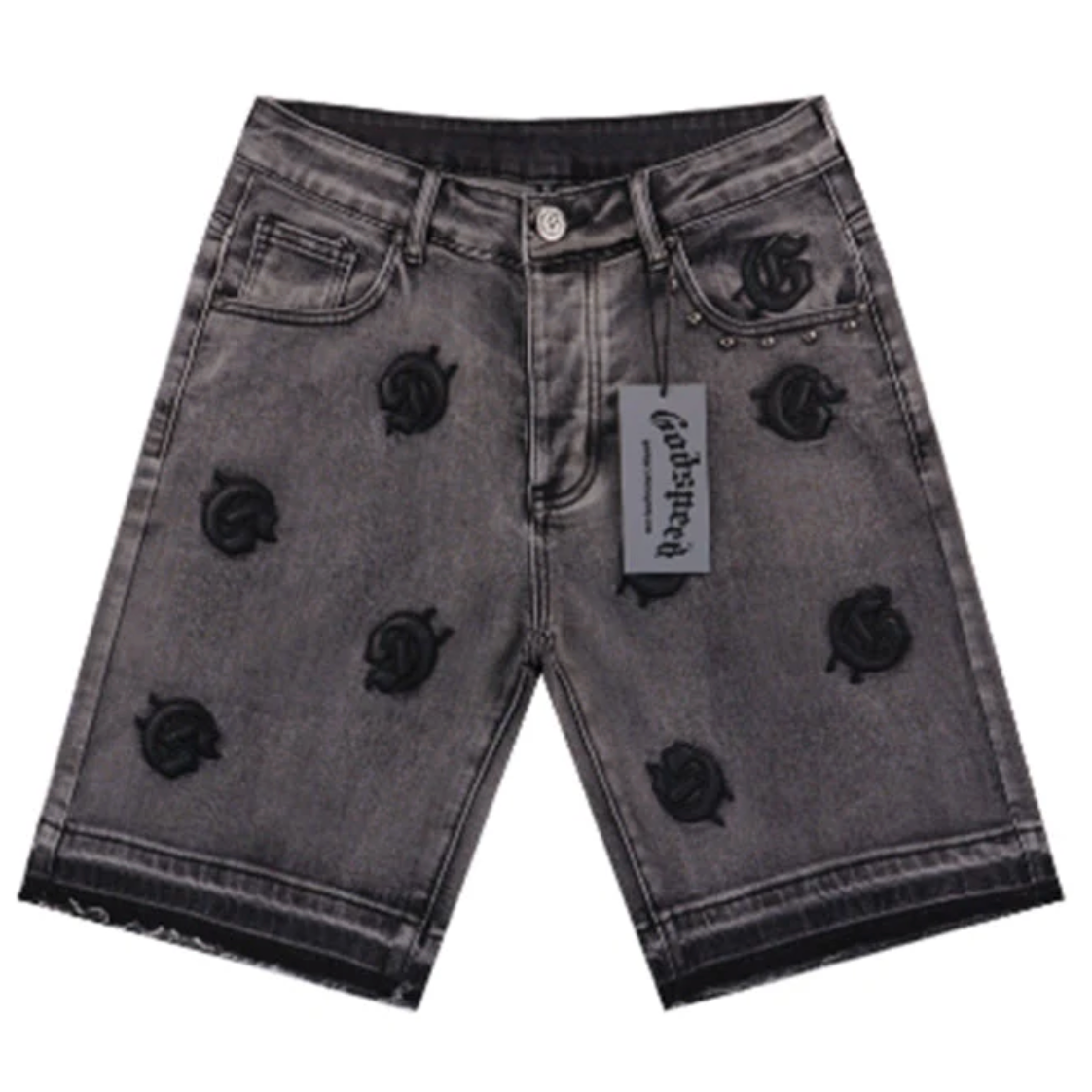 Godspeed Infinity Denim Shorts Black Wash