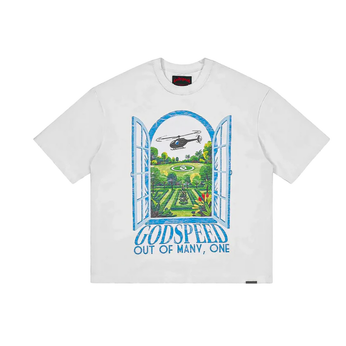 Godspeed "Helipad Dreams" Tee (White)