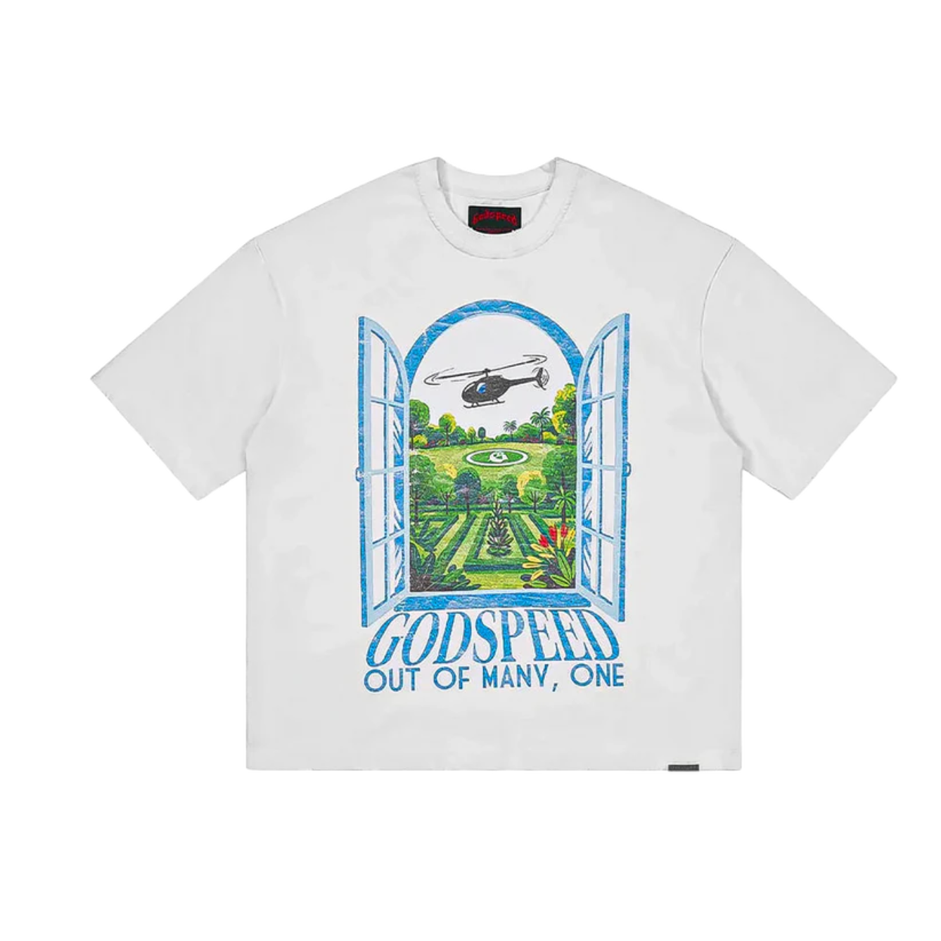 Godspeed "Helipad Dreams" Tee (White)