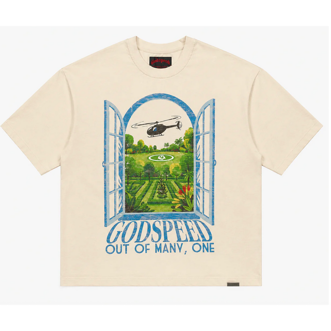 Godspeed "Helipad Dreams" Tee (Bone)