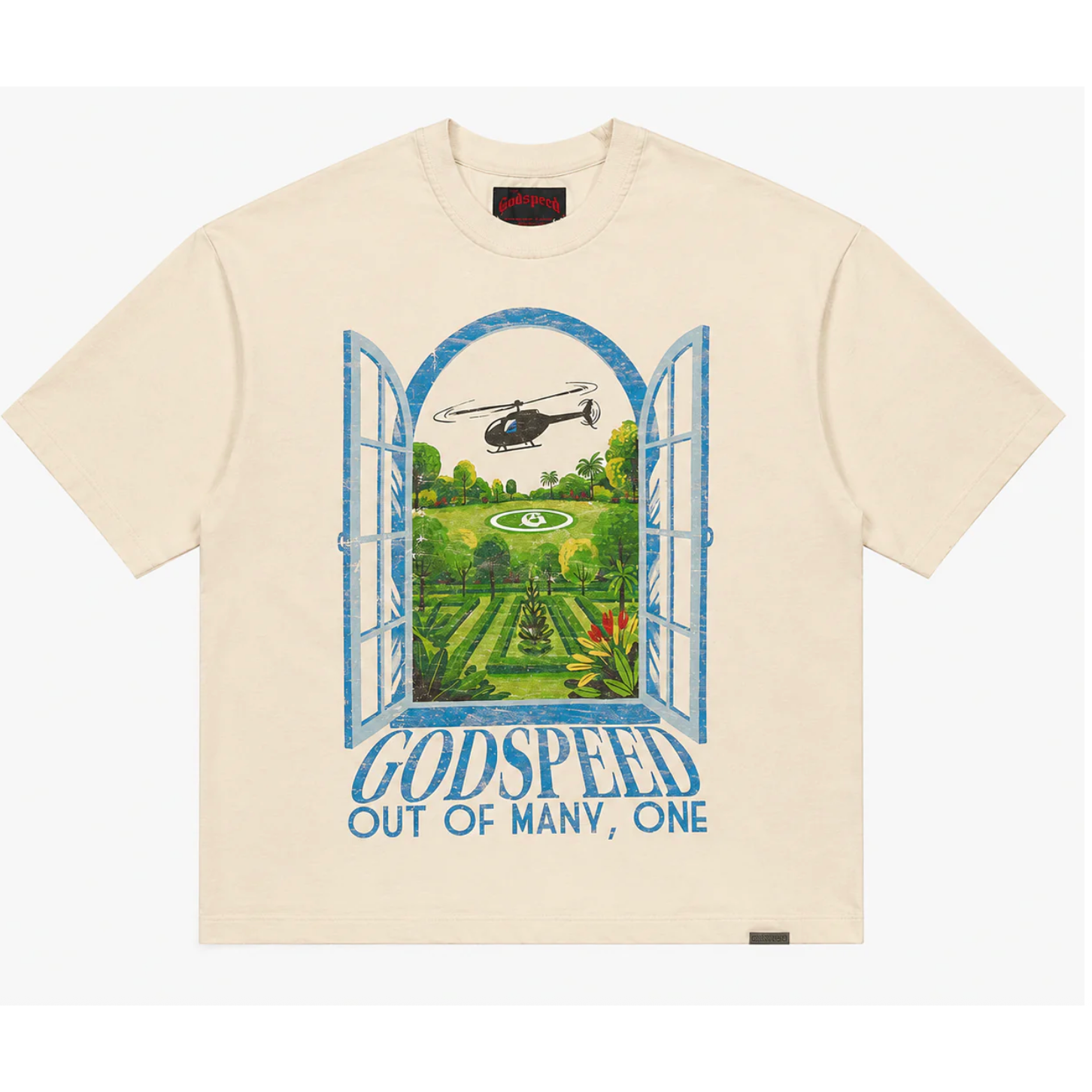 Godspeed "Helipad Dreams" Tee (Bone)
