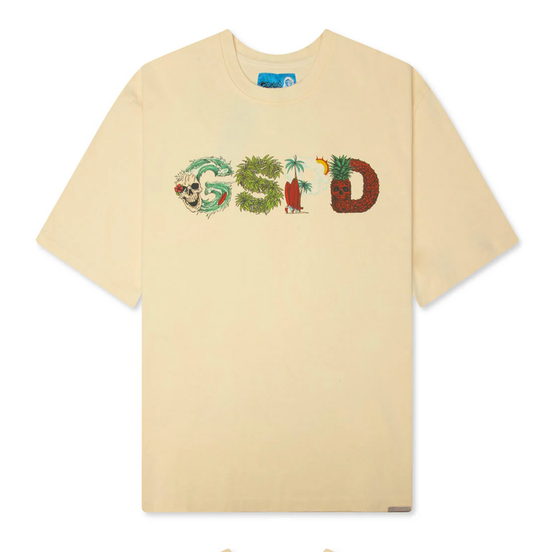 Godspeed "Surfs Up" (Bone) Tee