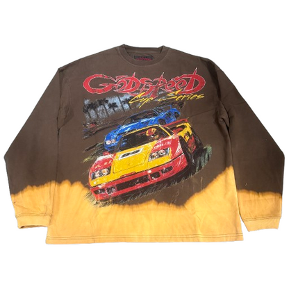 Godspeed F-T-W L/S Tee (Brown Bleached Wash)