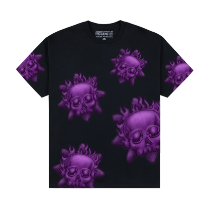 Skeletor Skull Tee (Purple/Black)