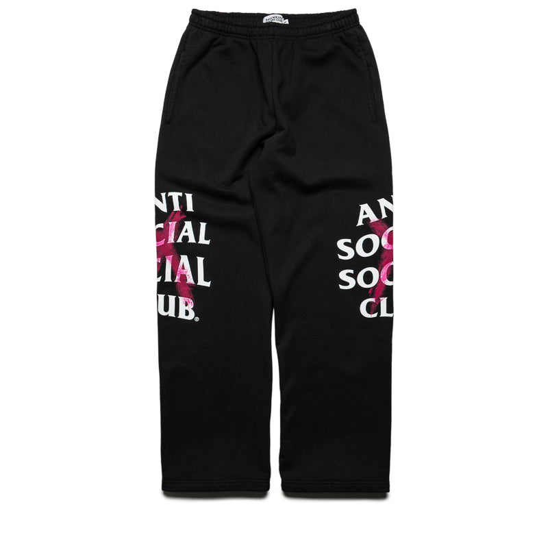 Anti Social Social Club Cancelled Hand Painted Sweatpants - Black