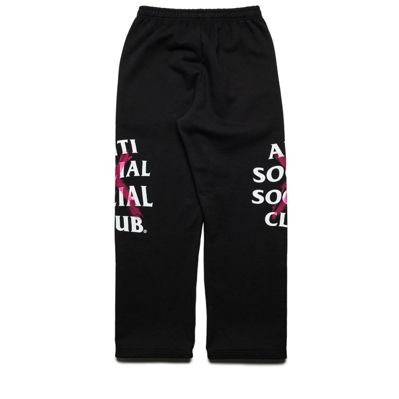 Anti Social Social Club Cancelled Hand Painted Sweatpants - Black