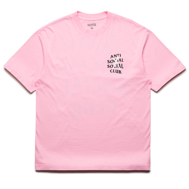 Anti Social Social Club Cancelled Hand Painted Tee - Pink