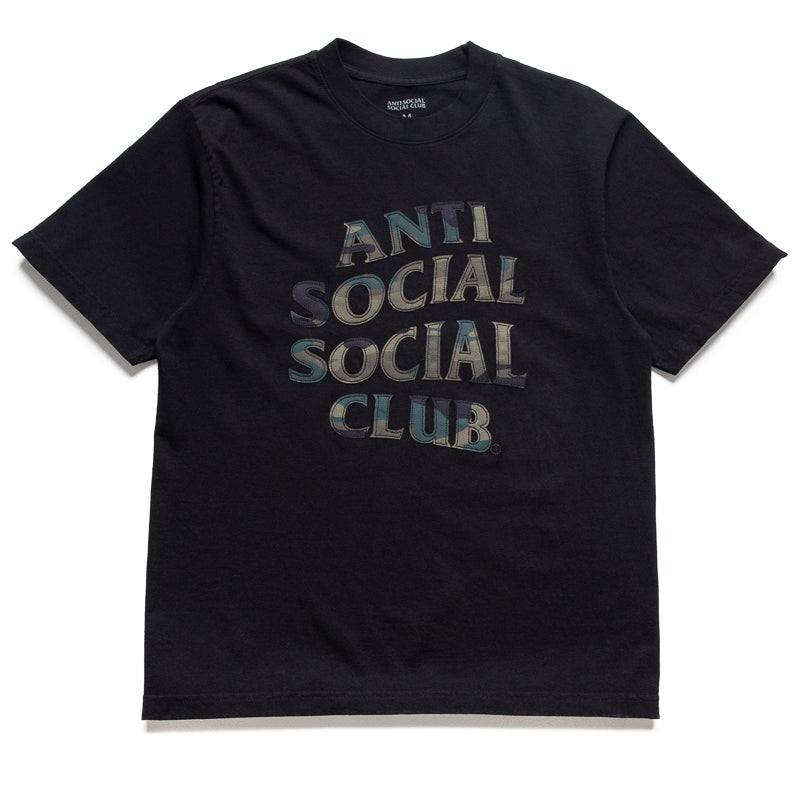 Anti Social Social Club Camo Applique Tee - Black/Camo