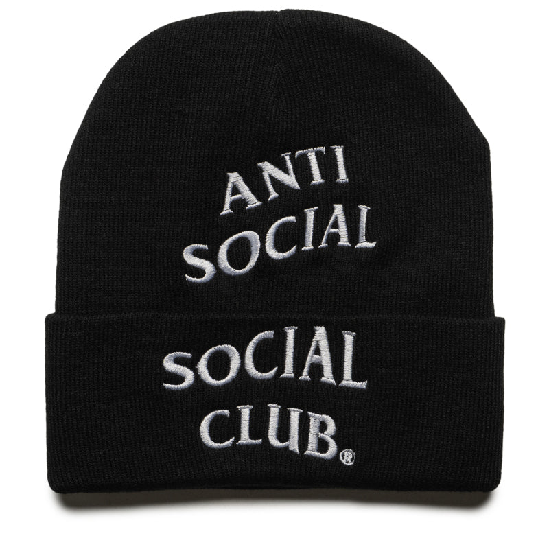Anti Social Social Club Embroidered Beanie - Black