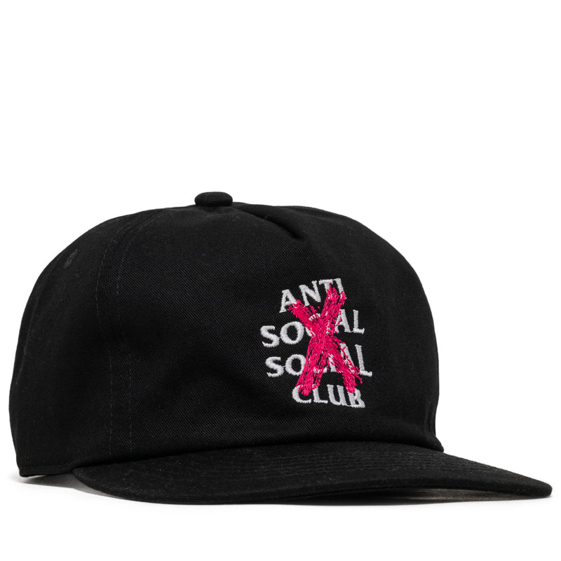 Anti Social Social Club Cancelled Paint Cap - Black