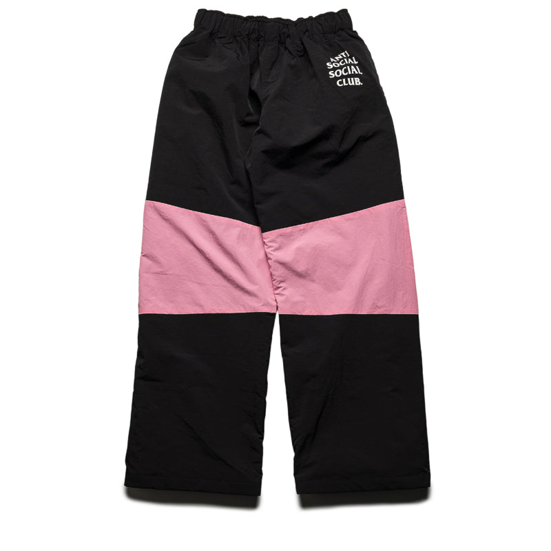 Anti Social Social Club Track Pants - Black/Pink