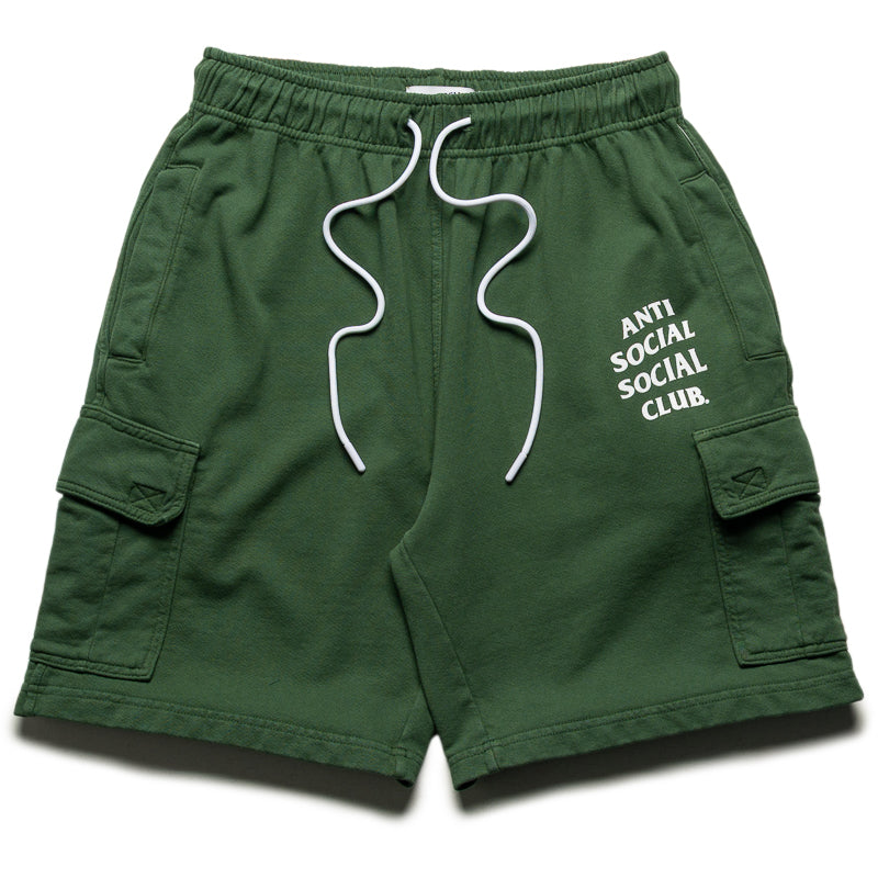 Anti Social Social Club Washed Up Cargo Shorts - Green