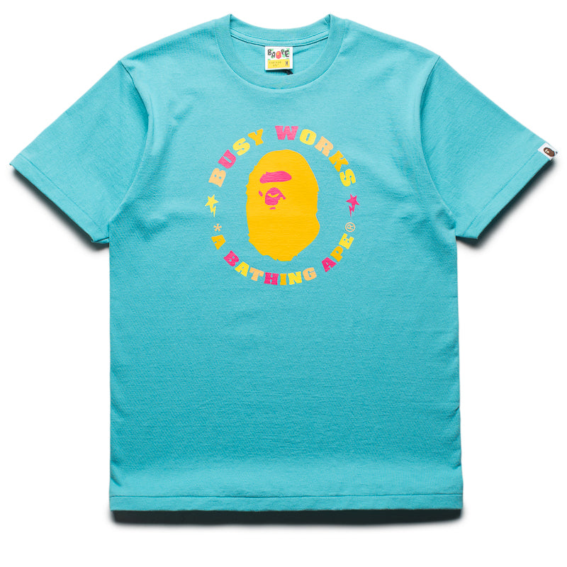 A Bathing Ape Colors Busy Works Sta Tee - Blue