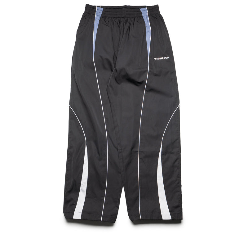 A Bathing Ape Logo Nylon Track Pants - Black