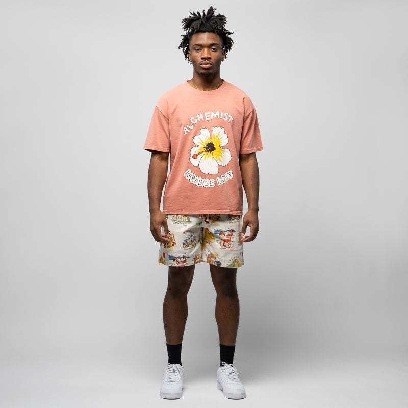 Alchemist Flower Tee - Terra Cotta
