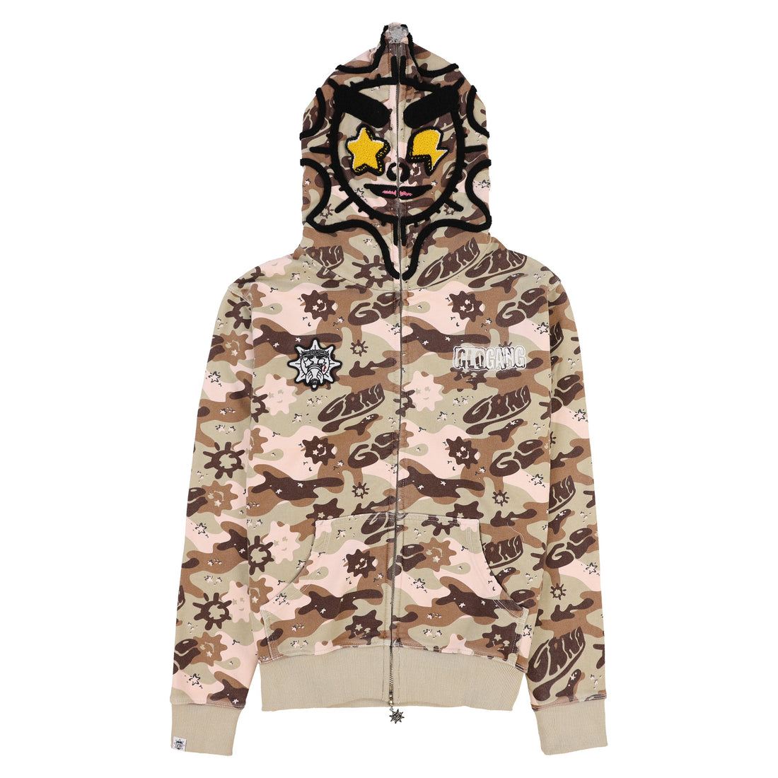 The Glory Full Zip Hoodie (Desert Wash Camo)
