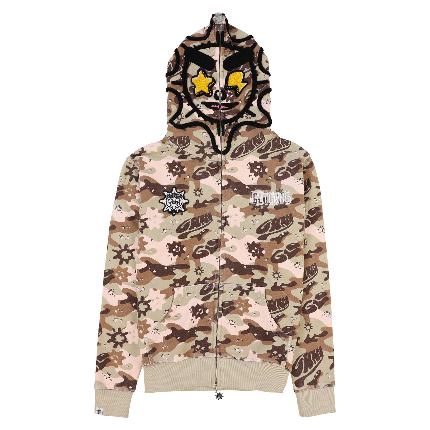 The Glory Full Zip Hoodie (Desert Wash Camo)