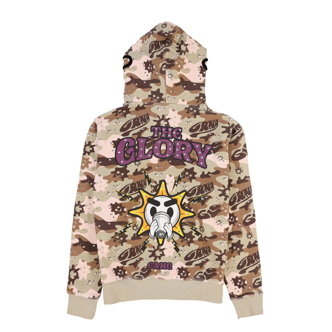 The Glory Full Zip Hoodie (Desert Wash Camo)