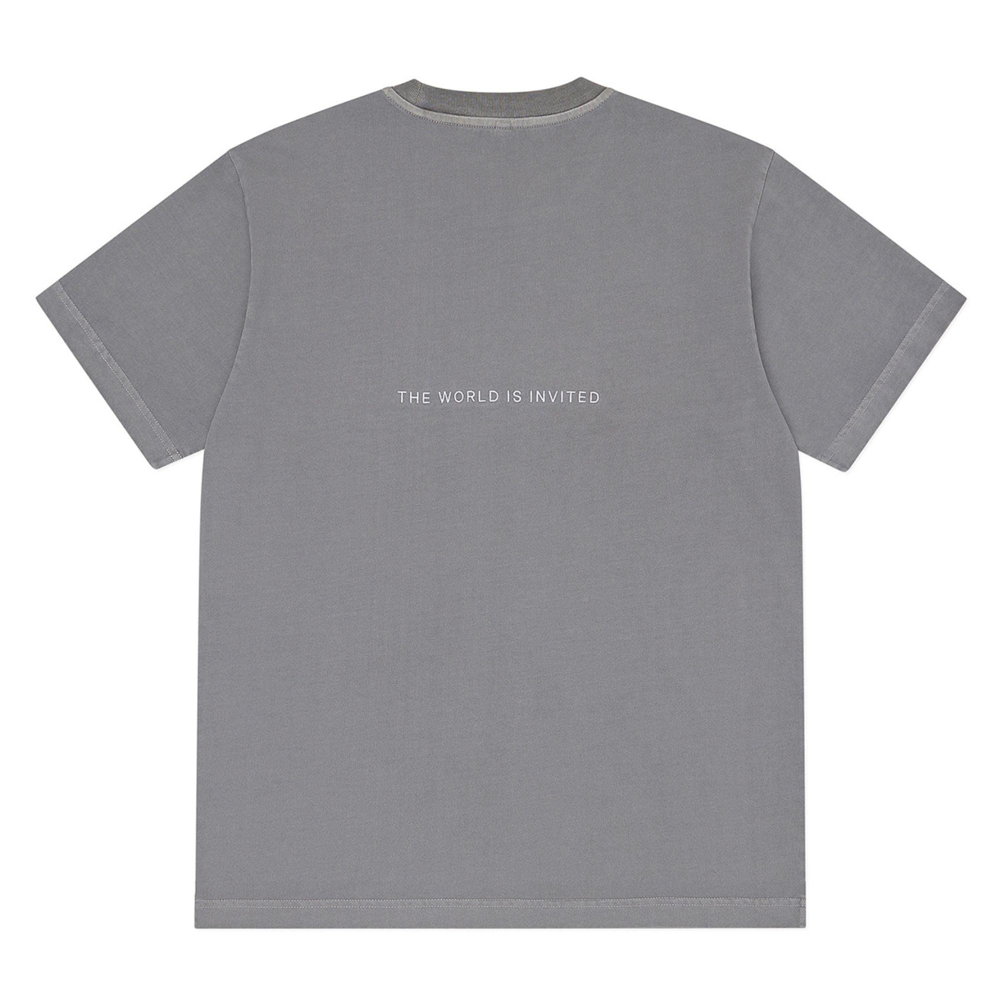 PIGMENT FLOCKED LOGO T-SHIRT