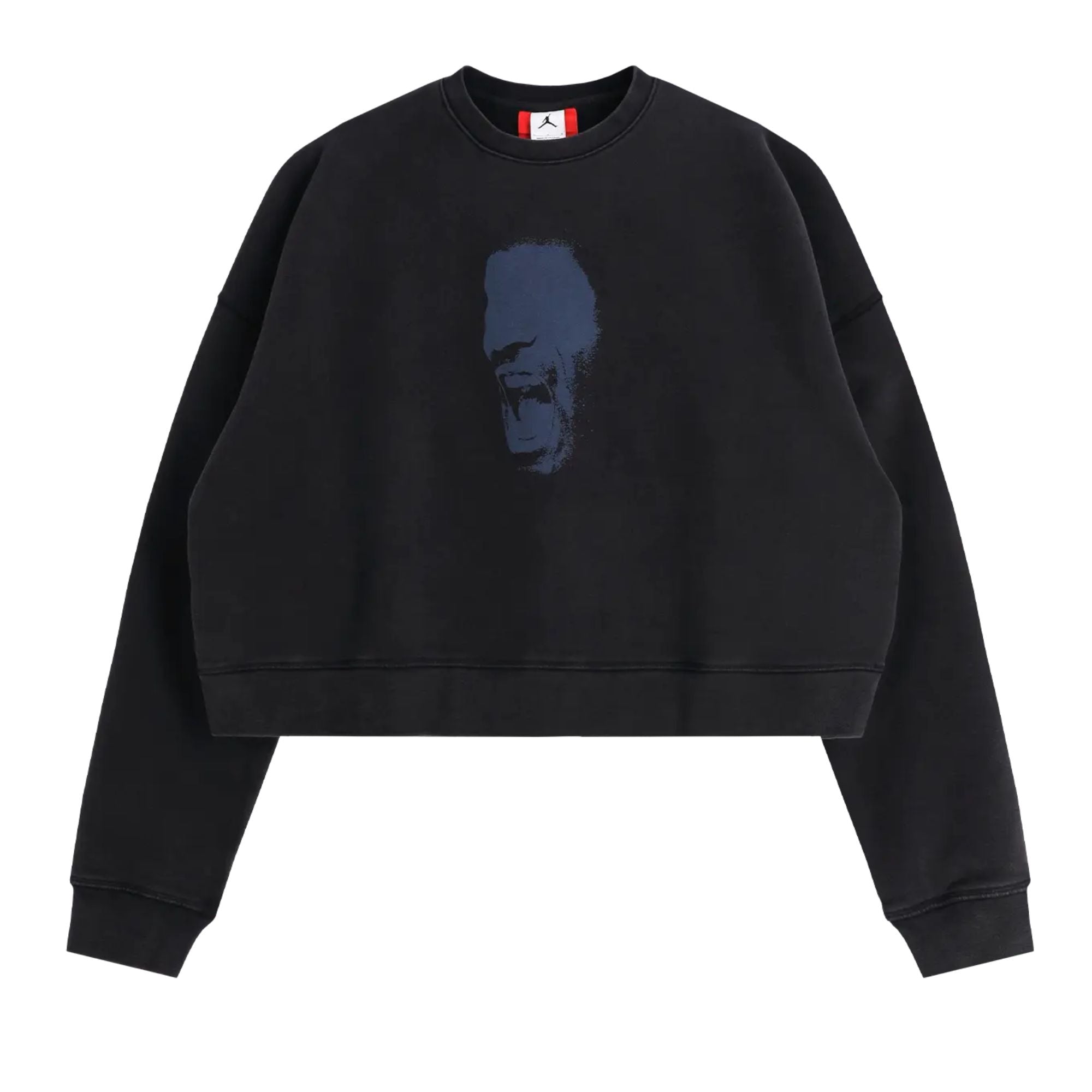 JORDAN X IH CROPPED FLEECE CREW-NECK SWEATSHIRT