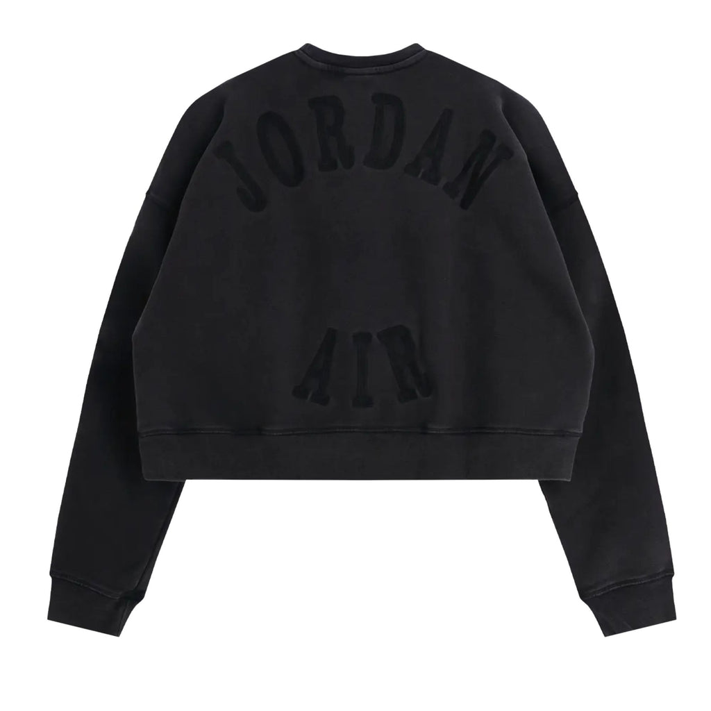 JORDAN X IH CROPPED FLEECE CREW-NECK SWEATSHIRT