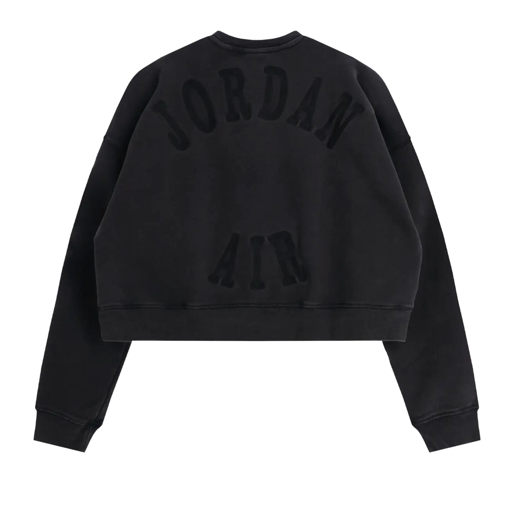 JORDAN X IH CROPPED FLEECE CREW-NECK SWEATSHIRT