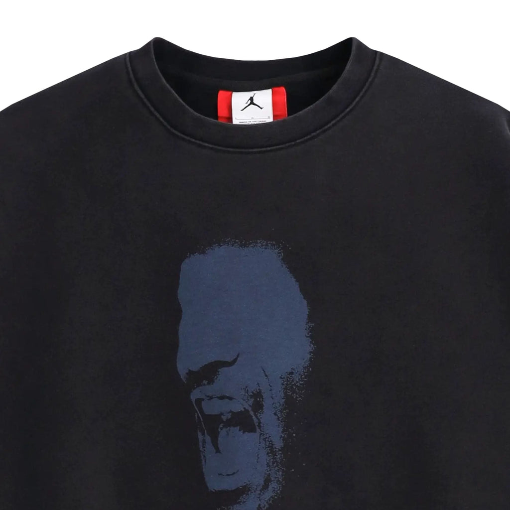 JORDAN X IH CROPPED FLEECE CREW-NECK SWEATSHIRT
