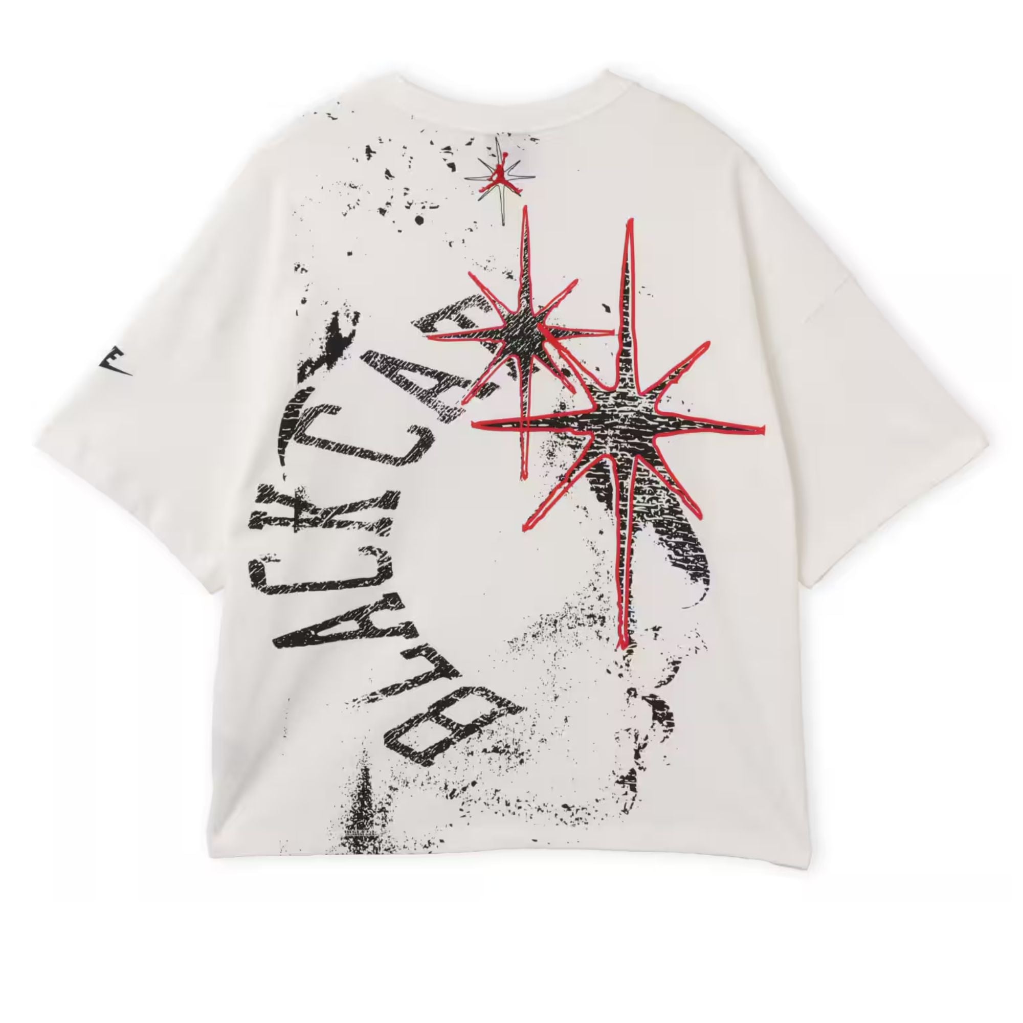 M J BLK CAT STAR SS TEE