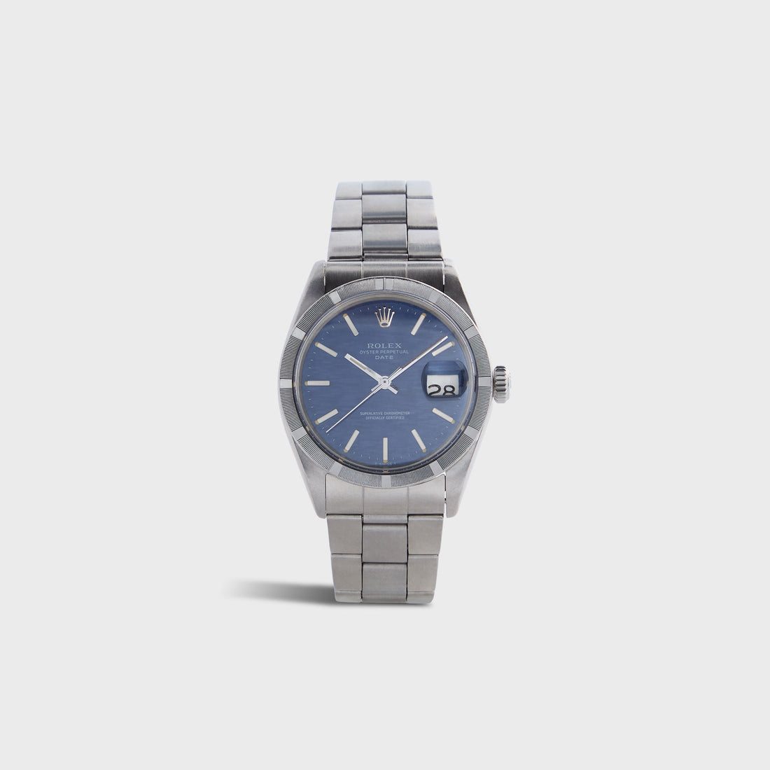 Wind Vintage Rolex Mosaic Date Reference 1501 Unpolished - Blue / Silver