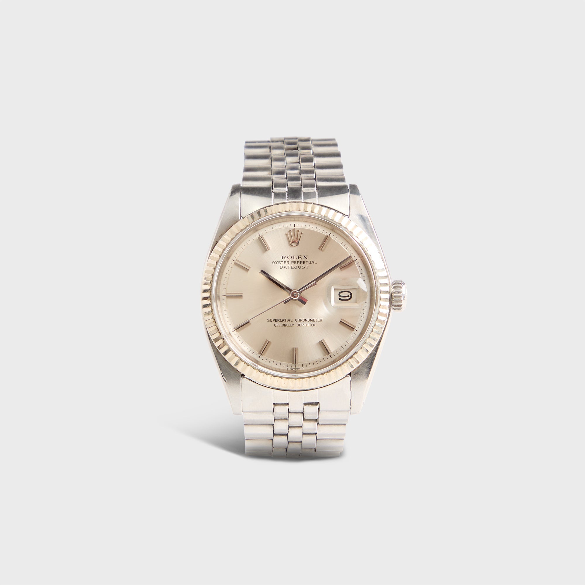 Wind Vintage Rolex Datejust 16234 Unpolished Silver Dial - Silver
