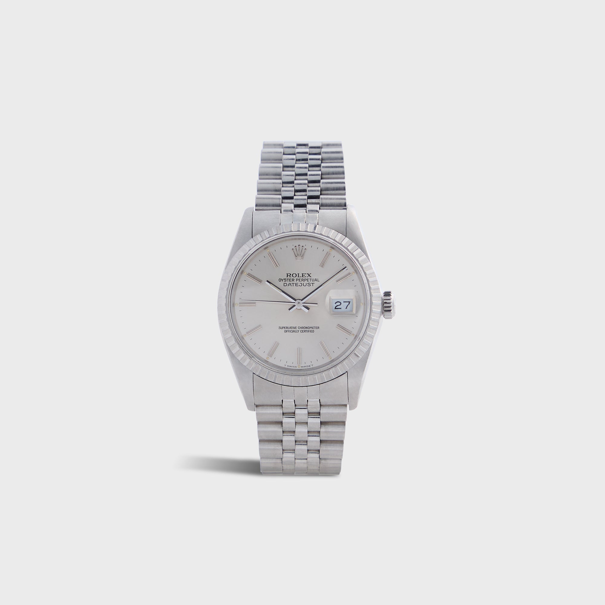 Wind Vintage Rolex Silver Dial Datejust Reference 16030 Unpolished - Silver