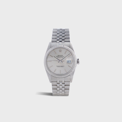 Wind Vintage Rolex Silver Dial Datejust Reference 16030 Unpolished - Silver