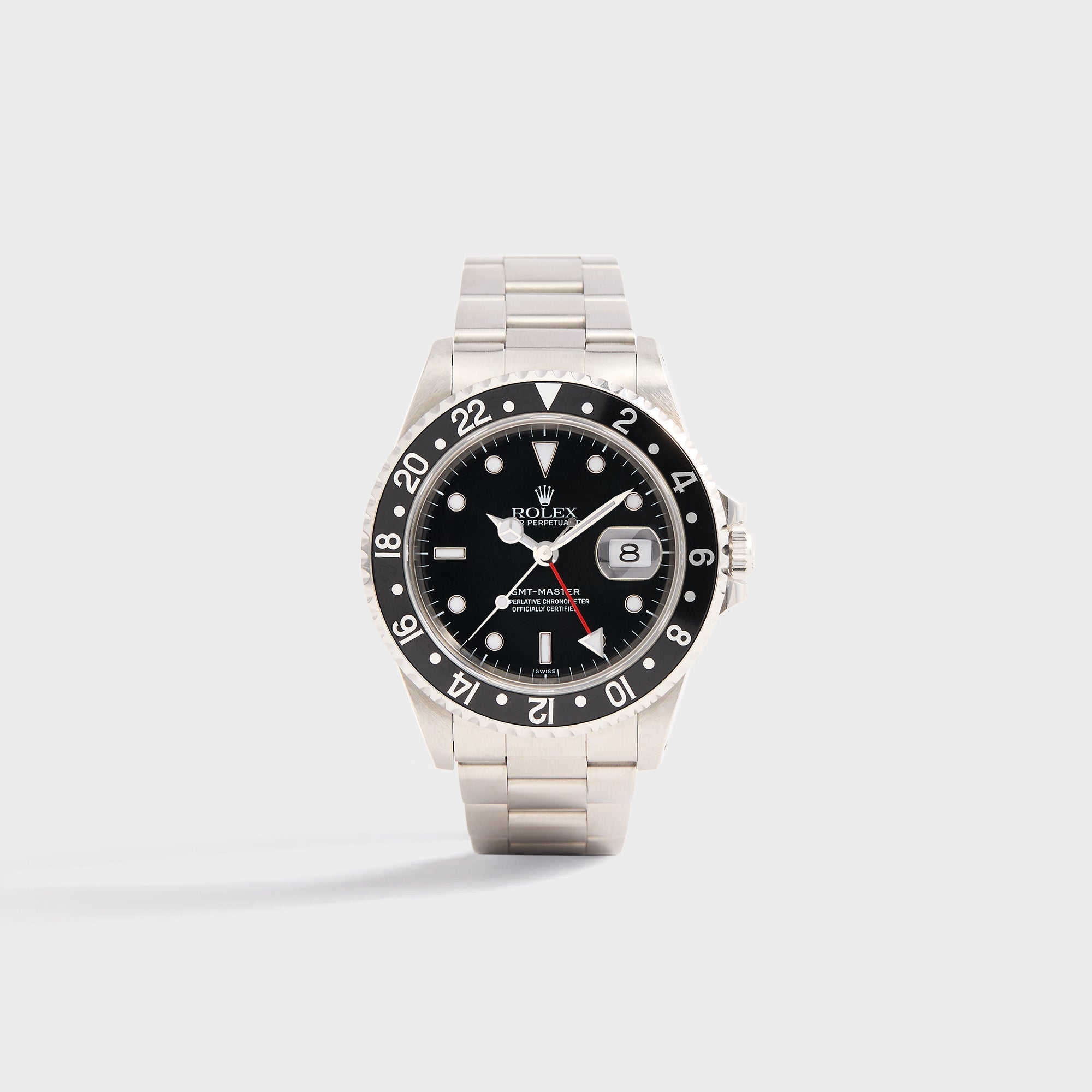 Wind Vintage Rolex GMT-Master Reference 16700 with Black Insert - Black / Silver