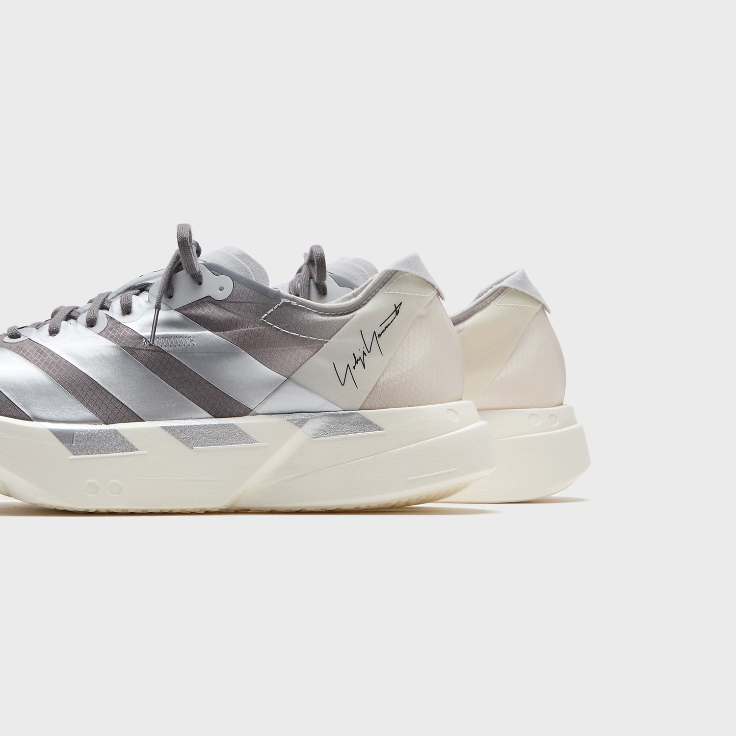 adidas Y-3 Adios Pro 4 - Chalk White / Silver Metallic / Light Solid Grey