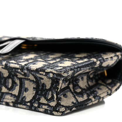 Oblique Saddle Belt Bag Blue