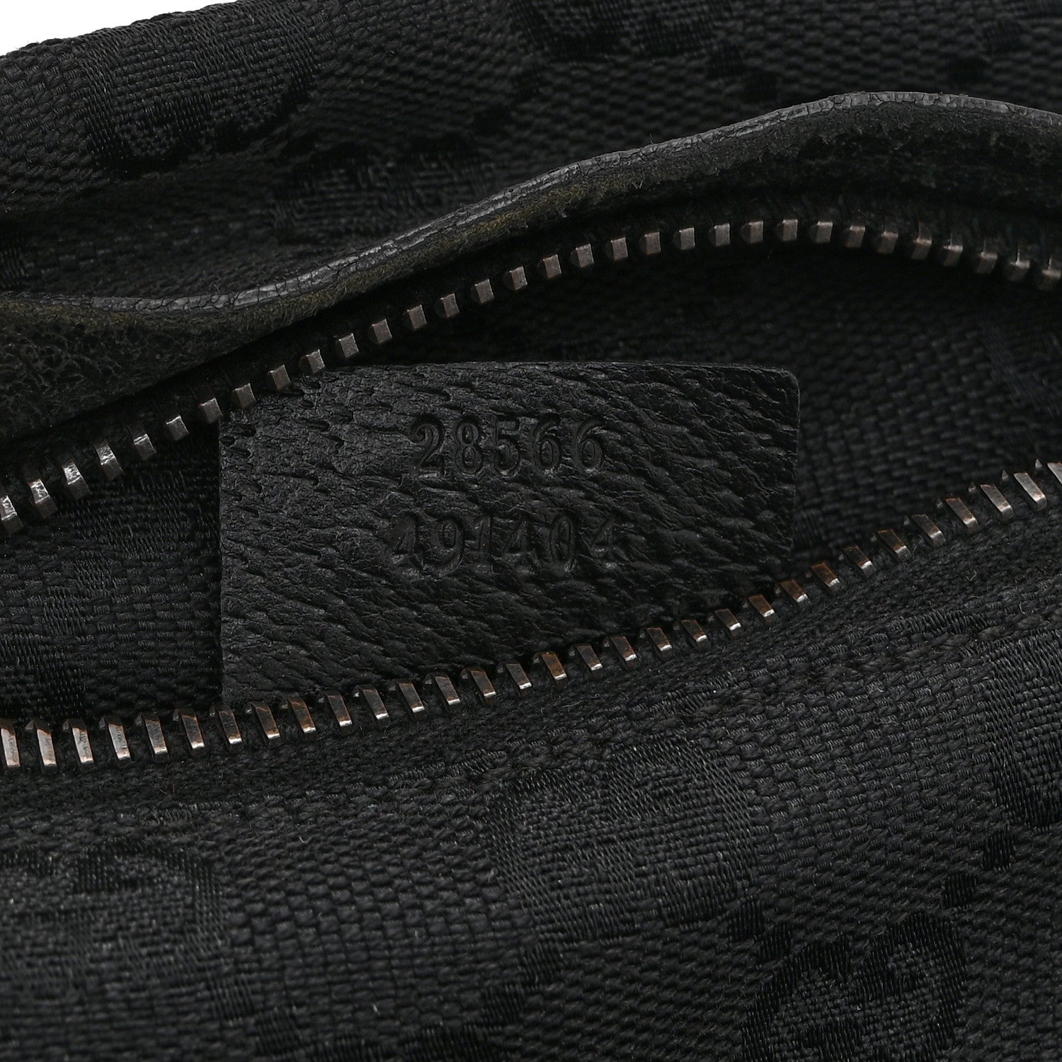 GG Monogram Double Pocket Belt Bag Black