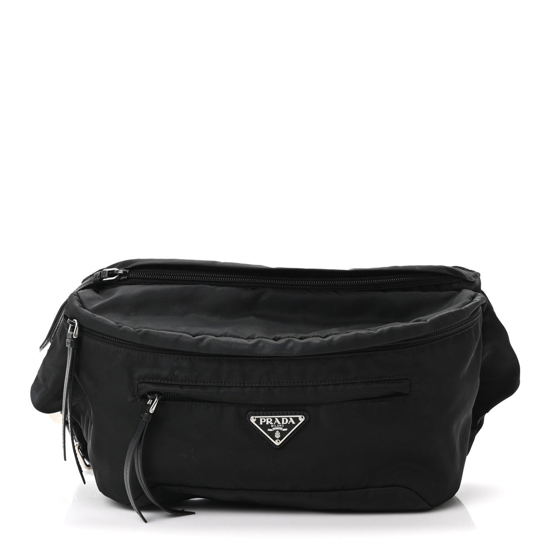 Tessuto Nylon Studded Belt Bag Black