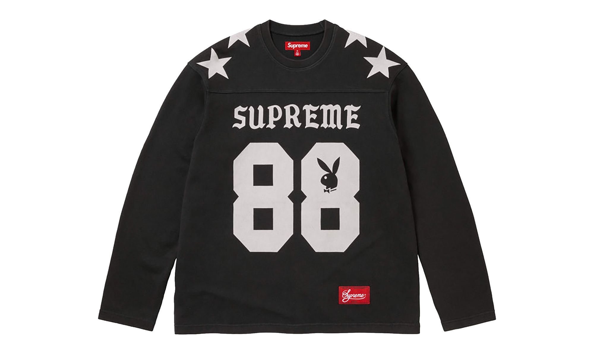 Playboy® L/S Football Top "SS26 - Black" SU27098