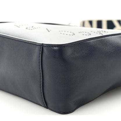 Eco Alter Nappa Perforated Logo Mini Crossbody Navy