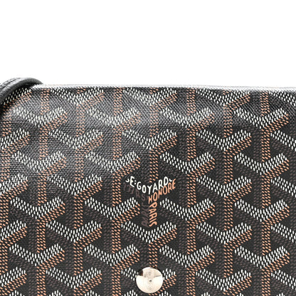 Goyardine Plumet Wallet Clutch Black